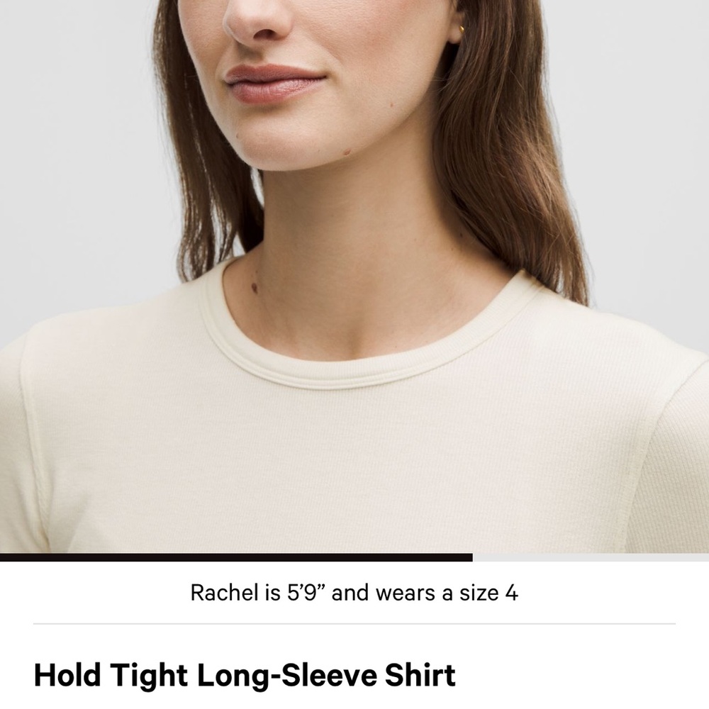Lululemon Athletica Hold Tight Long Sleeve Top - LTIV Size 8 - Picture 8 of 10
